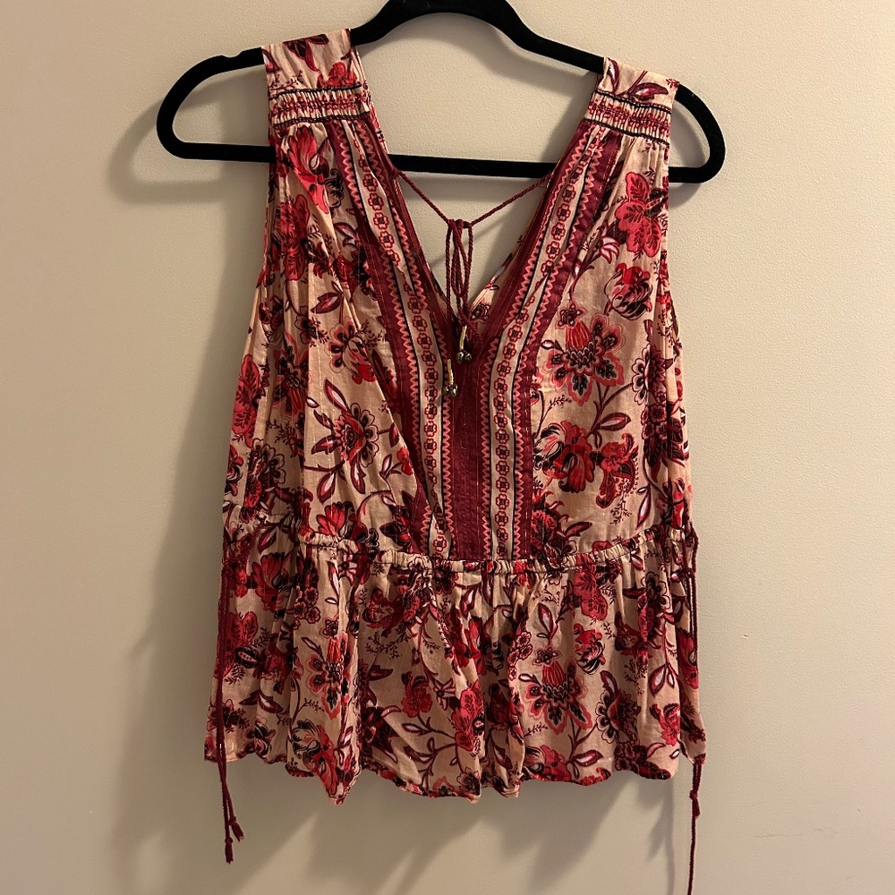 Kate Spade Floral Sleeveless Top Size XS